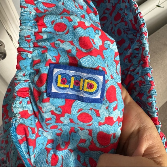 LHD La Tagliata Patterned Ruffle Mini Dress - size 6 - Picture 6 of 6